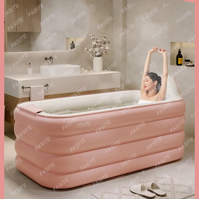 

Shower Folding Portable Bathtubs Adult Inflatable Bath Tub Portable Bathtubs Large Pools Family Opvouwbaar Bad Shower Tub WW50PB