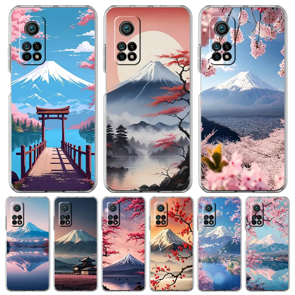 Japanese Mount Fuji Cherry Blossom Phone Case