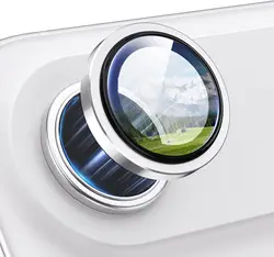 Premium Camera Lens Protector Cover - Blue, Black, Gold Phone Accessory - 13pro and 13pro max (Silver)