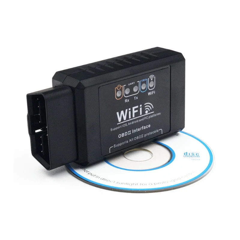 New ELM 327 V1.5 WIFI OBD2 Reader Scanner Car Diagnostic Tools V1.5 WIFI for Android/IOS OBD 2 OBD2 Automotive Fault Detector 4