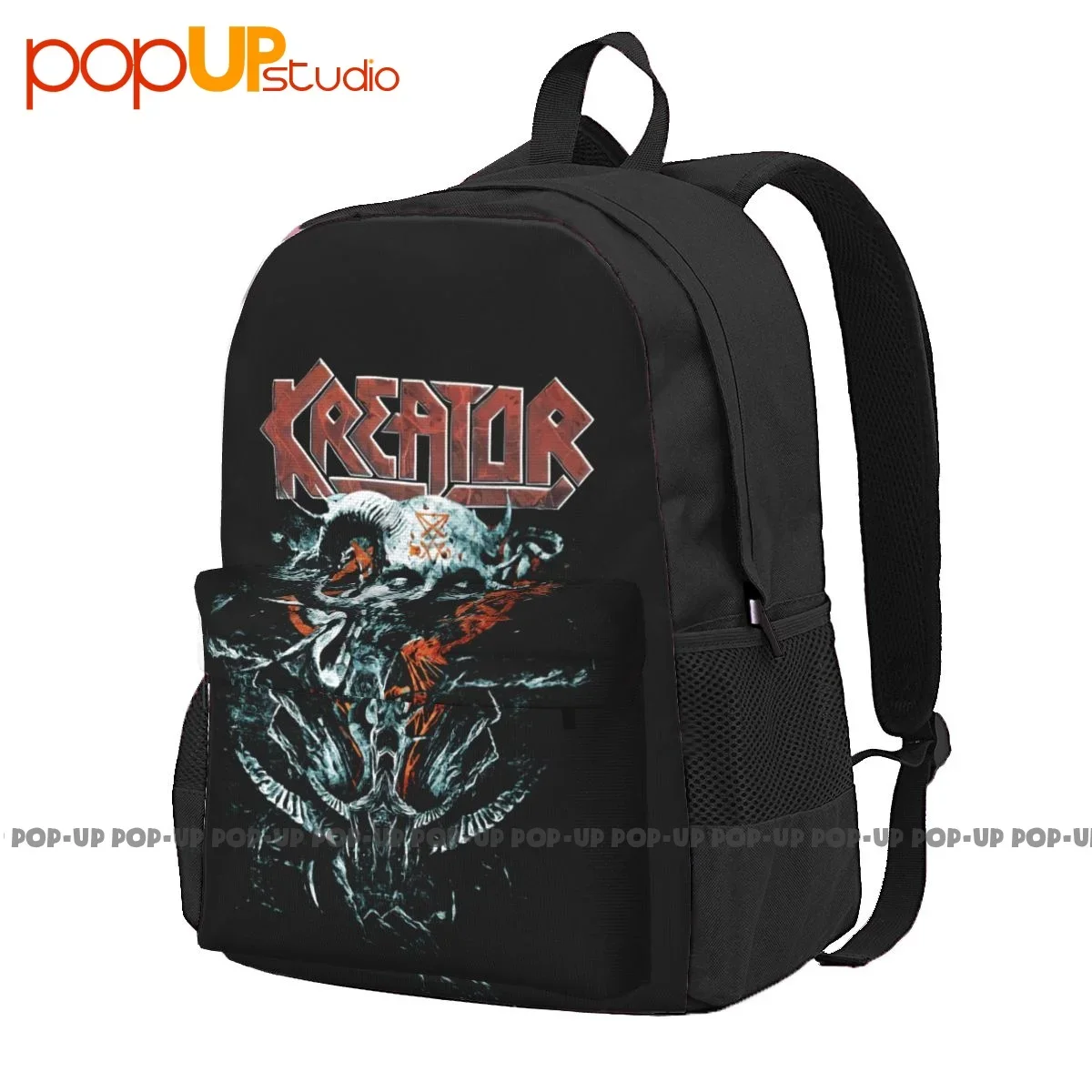 Женский вместительный рюкзак с рисунком Сатаны