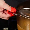 2pcs Heat Insulated Finger Clip, Non-slip Finger Cover for Microwave Ovens, Kitchen Mini Hand Grip Cover 4