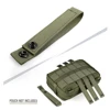 4pcs Outdoor Molle Strap 6 inch Tactical Molle Strap Molle Webbing Straps Attachment Snap Strap Nylon Thumb Snap Straps 2