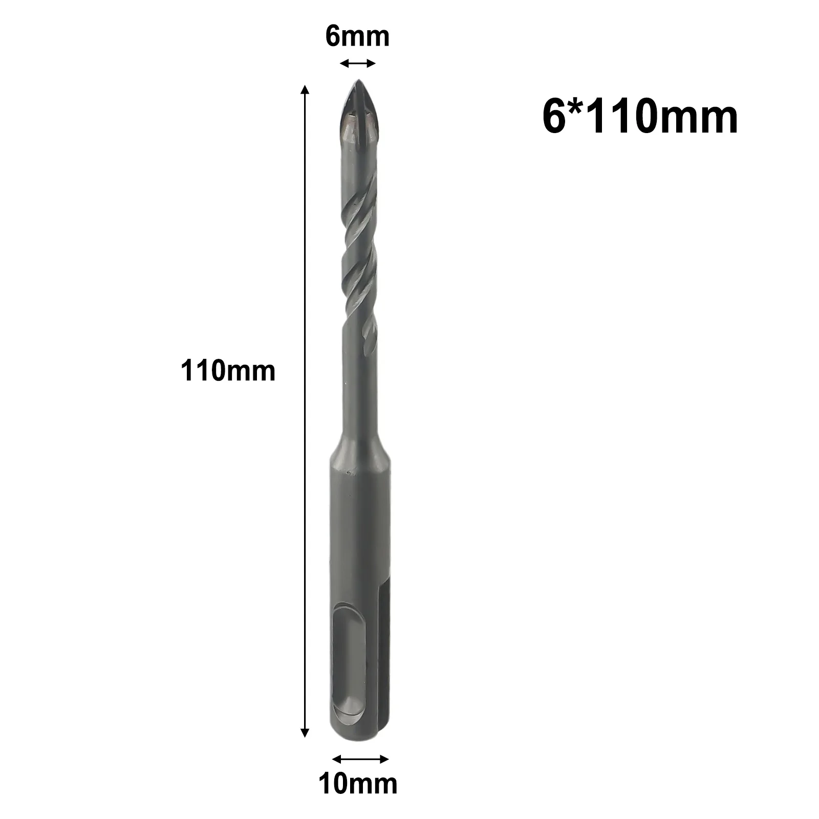 1pcs Alloy Steel Tile Porcelain Drill Bit Hand Tool For Ceramic Granite Tiles Stone Wood Plastic Electric Hammer Percussion Dril 5 pcs m14 thread diamond dry vacuum brazed drilling core bits set for porcelain tiles crowns drill granite marble hole saw tool