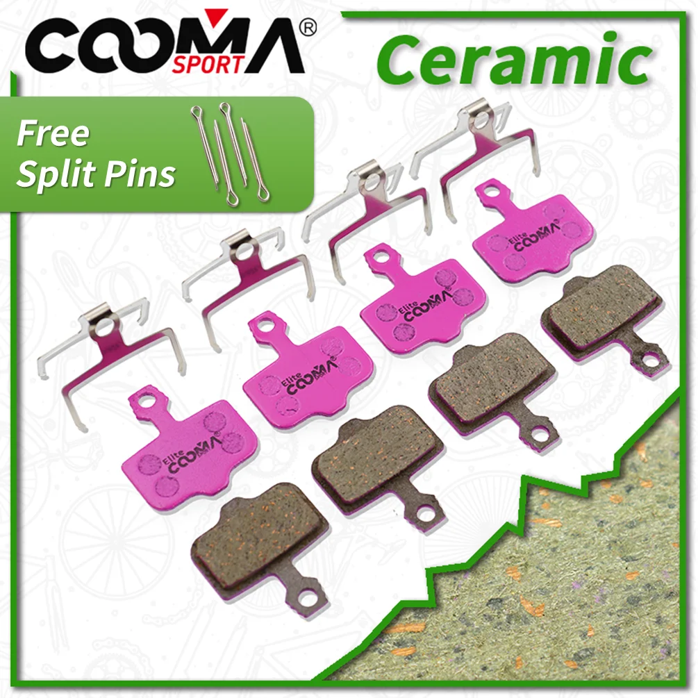 

4 Pairs Ceramic Disc Brake Pads for AVID DB 1 3 5 Elixir and SRAM LEVEL TL T UTL TLM B1 Red Force eTap AXS, Elite Class