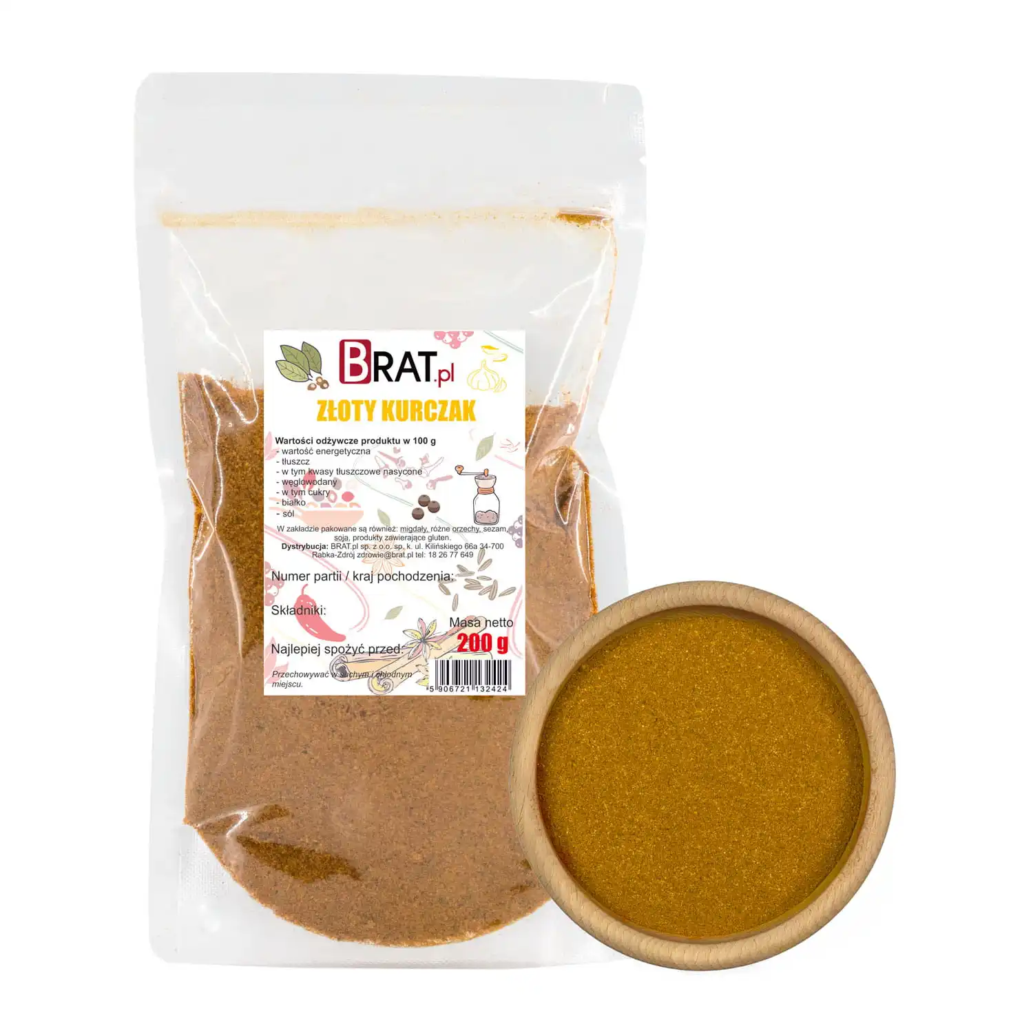 Przyprawa złoty kurczak 200g