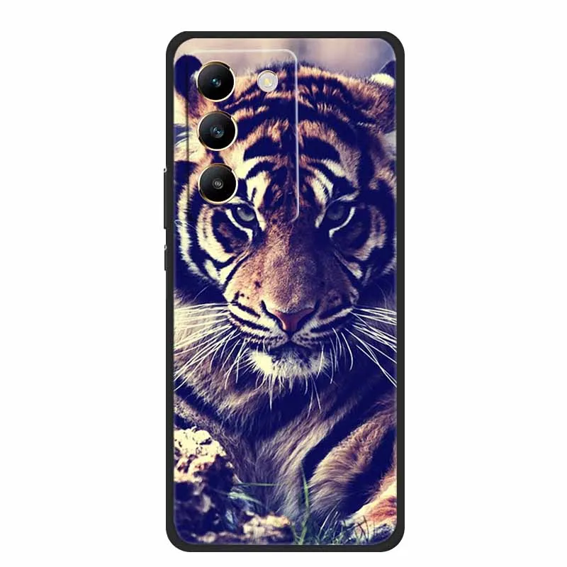Black Silicone Soft Phone Case - Durable and Stylish Back Cover  Bag