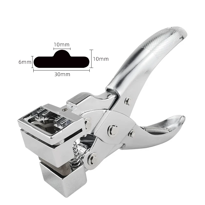 2 Hand- Held Punching Machines Square Hole Punching Machines Perforadora De  Papel Hole Puncher Single - AliExpress