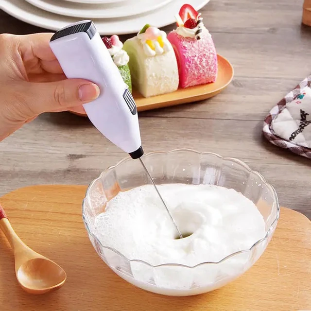 Blender Milk Frother Electric Handheld Egg Beater Coffee Milk Tea