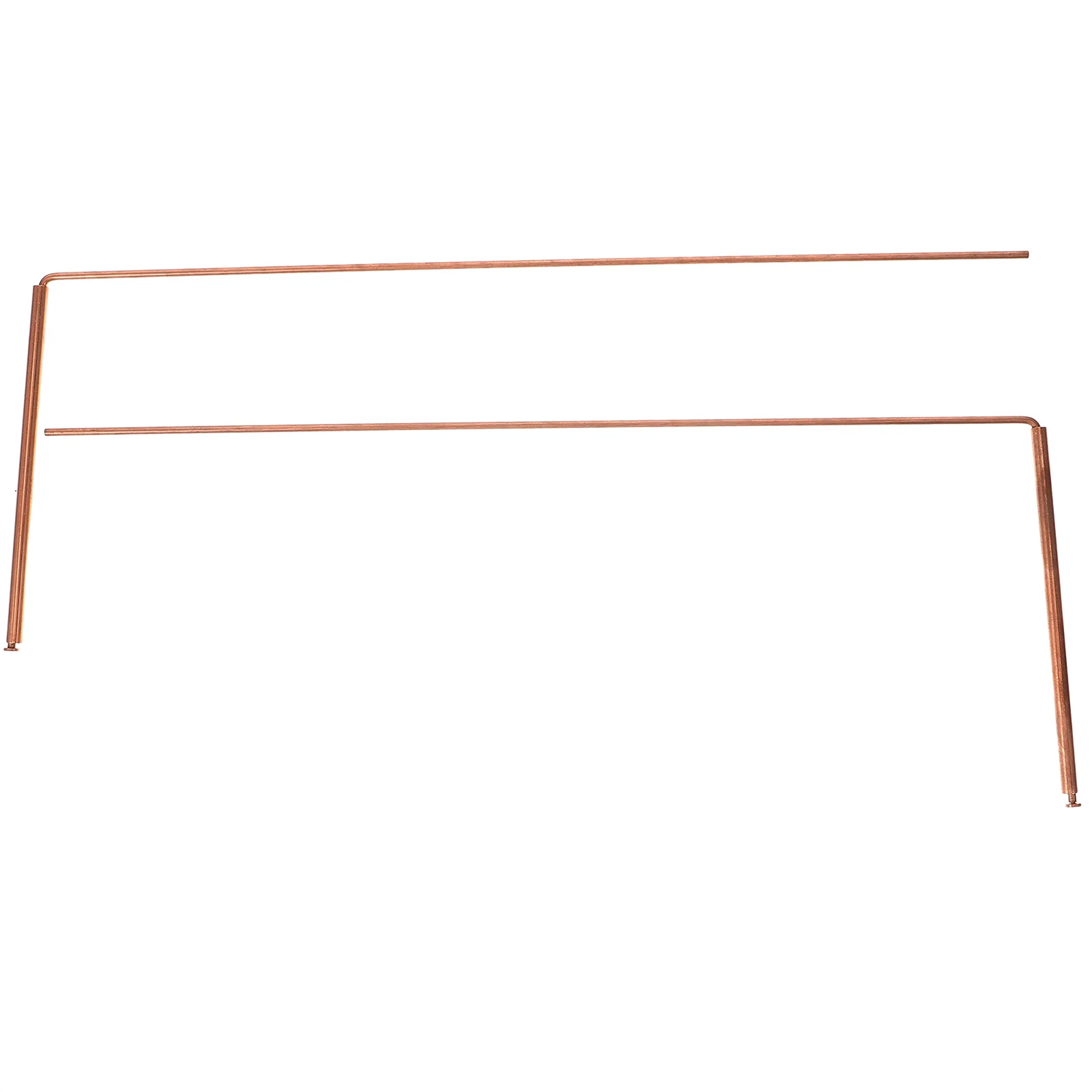

2 Pcs Dowsing Rods Copper Household for Diving Useful Divining Ghost Explore Equipment Amateurs