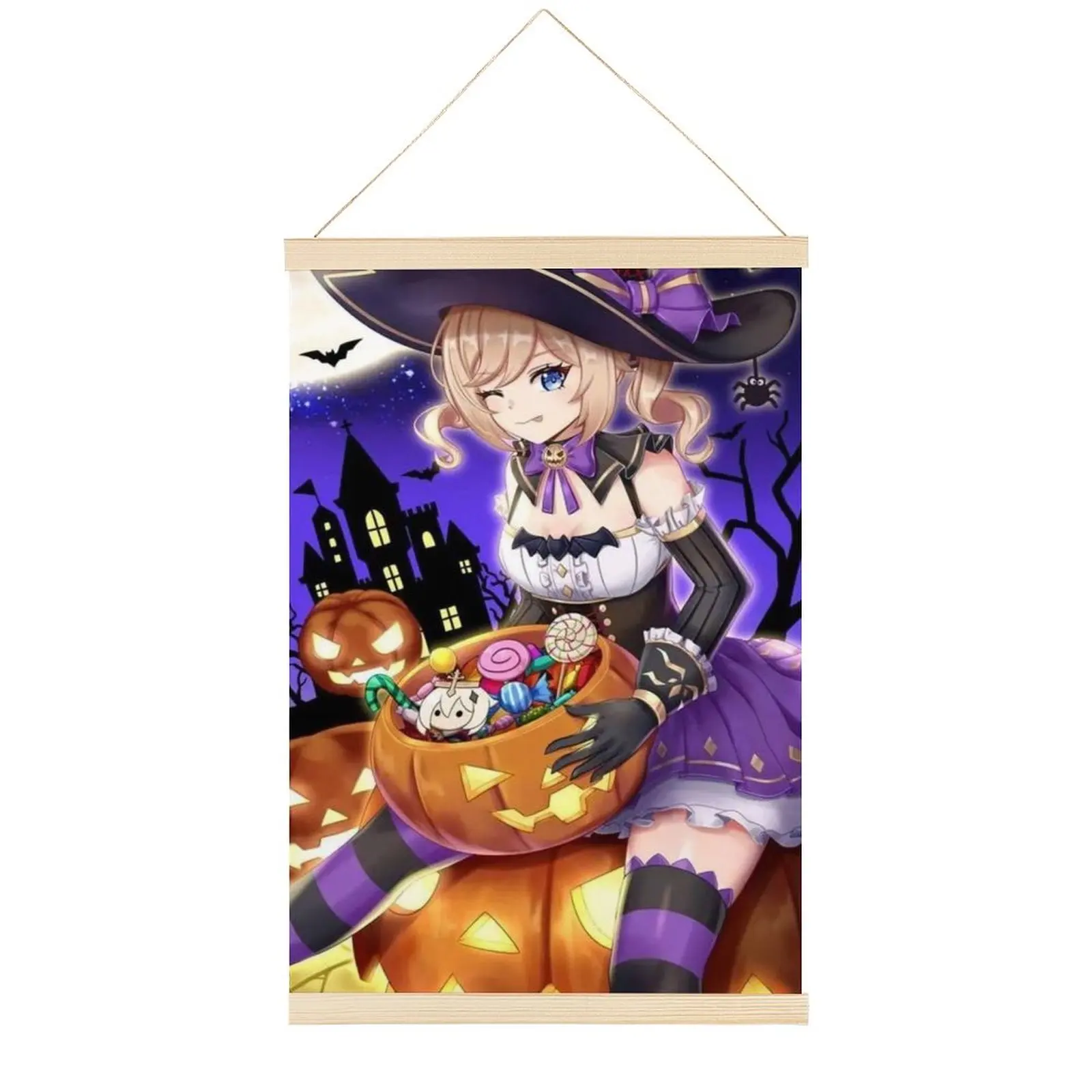 

Лиза Minci116 Настенная картина прокрутка аниме настенная прокрутка подвесная декорация холст подвесная картина