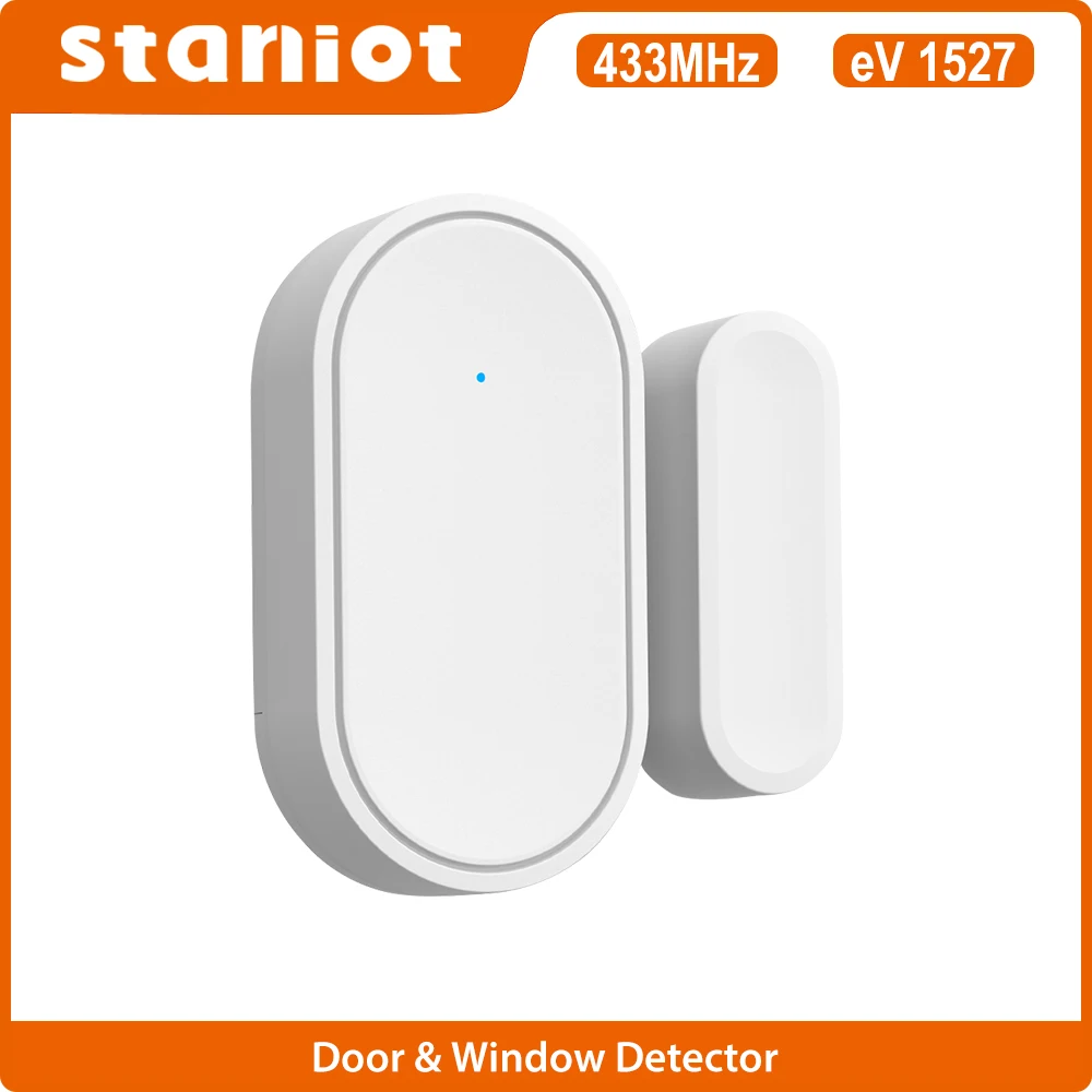 Staniot DS030 Tuya 433mhz Alarm Accessories Smart Remote Control Wireless Door and Window Alarm Sensor Door Open/Closed Detecors