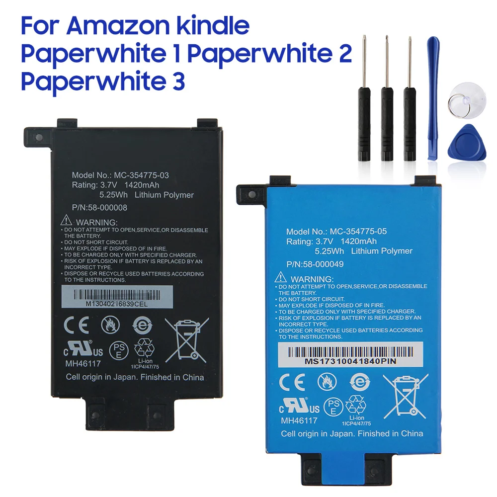 Original Replacement Battery For Amazon Kindle Paperwhite 2 3 1 Mc