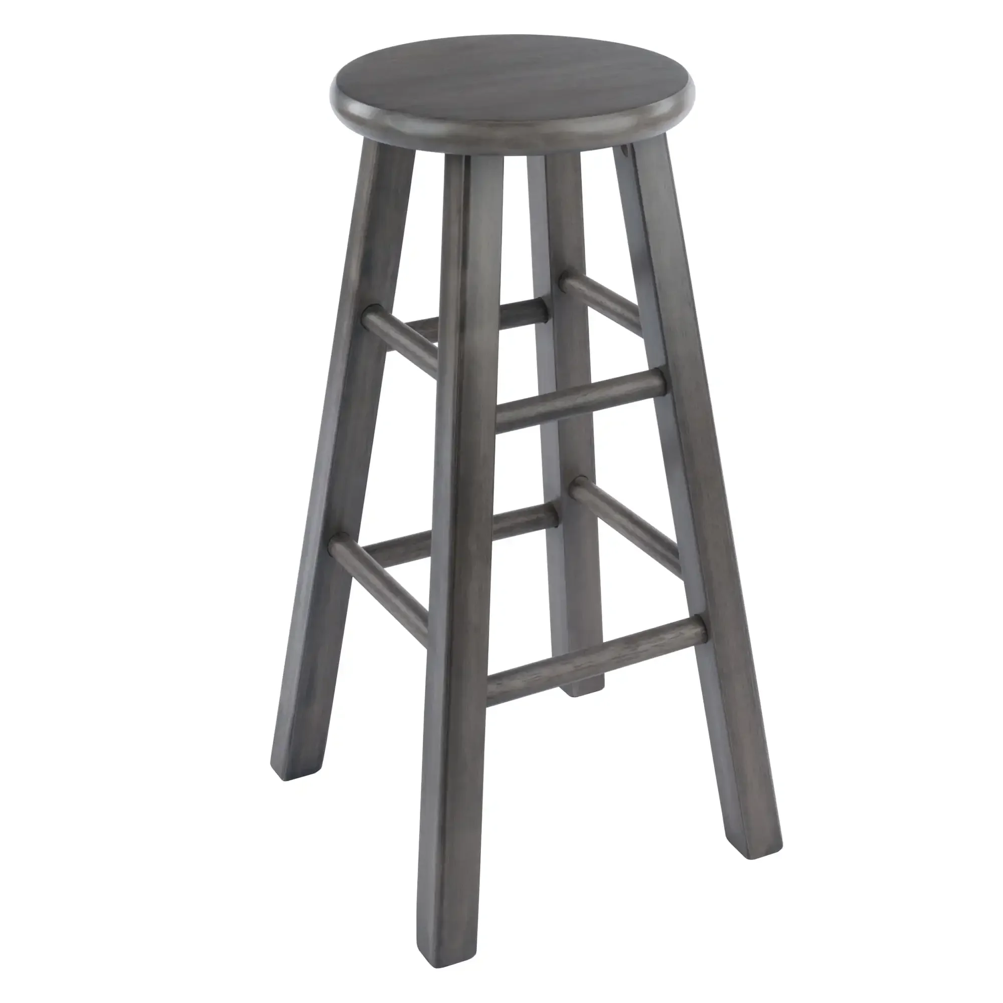 

Wood Ivy 24" Counter Stool, Rustic Gray Finish