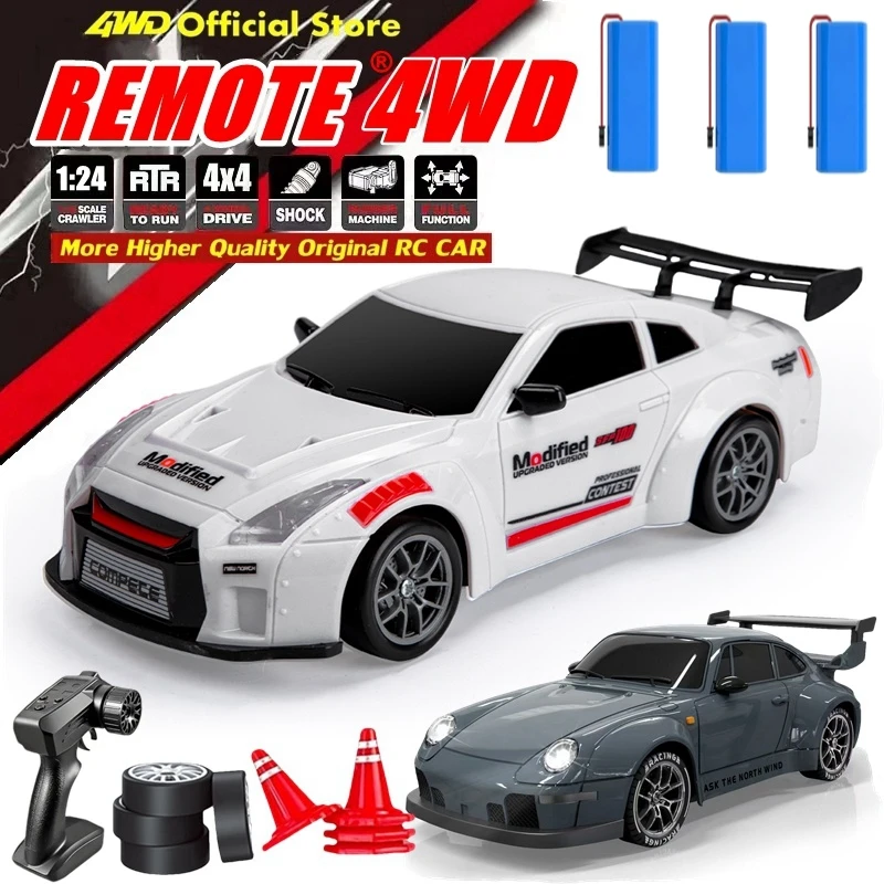 Voiture RC 4WD 1/16 jusqu'à 30km/h - Lot 1B, 2B ou 3B, prête à rouler sur le bitume