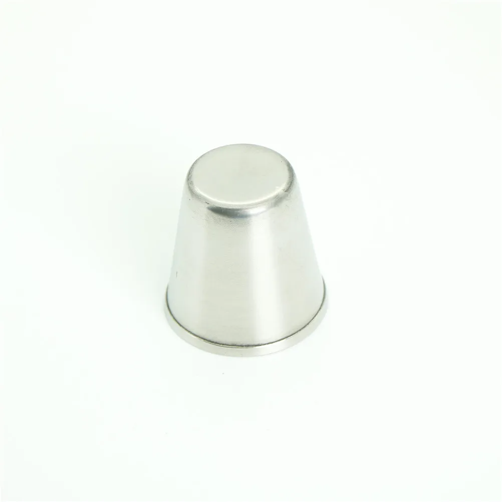 Polished Mini Silver Stainless Steel Wine Drinking Shot Glass 10pcs/set 30ml shot glasses