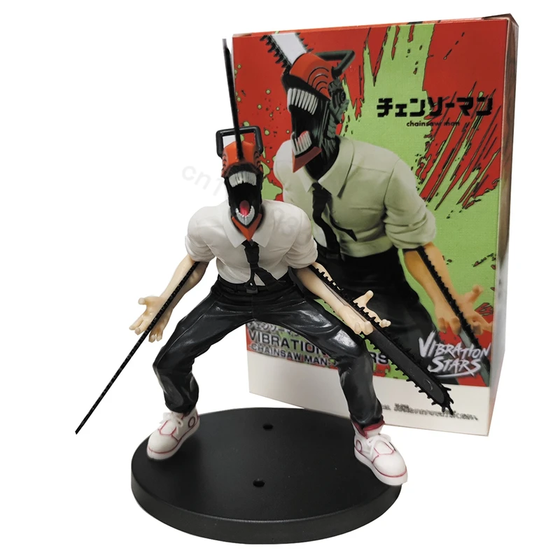 16cm Chainsaw Man Anime Denji Figure Power Action Pochita Fighting Stance  Scene Ornament Model Doll Makima Boxed Toys PVC - AliExpress