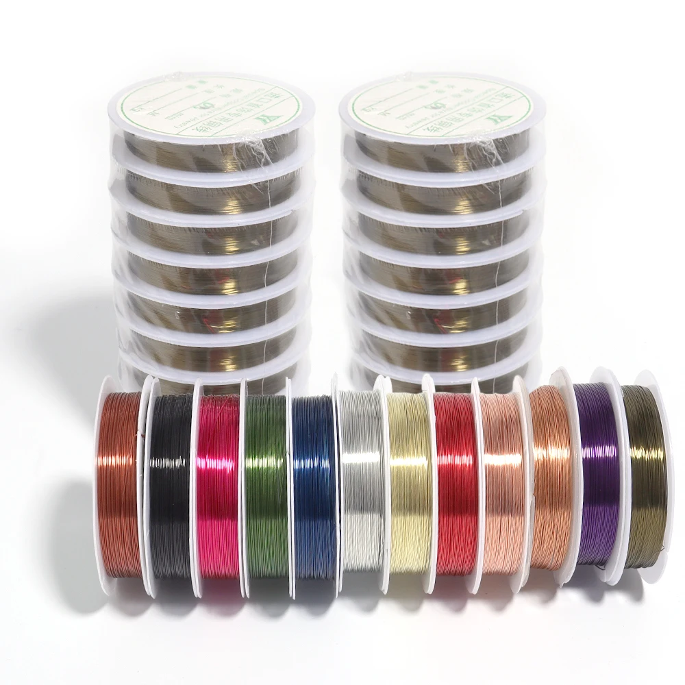 Nylon Cord Macrame Cord Silk Cord Satin Cord Faux Suede Cord Waxed Cord Leather Cord PVC Cord Packaging Cord 8-12M/Roll Copper Wire For Ornament Making DIY Crafts