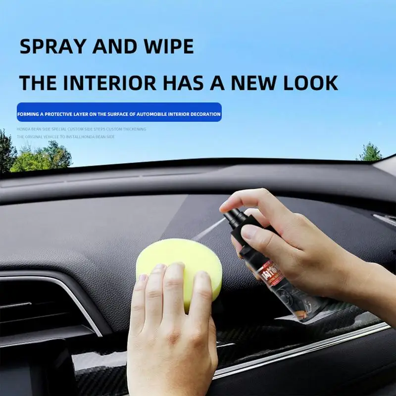 

Spray Wax For Car Detailing Coating Spray Anti UV Protective vehicle Agent Multi purpose Cleaning For Leather Fabric Dashboards