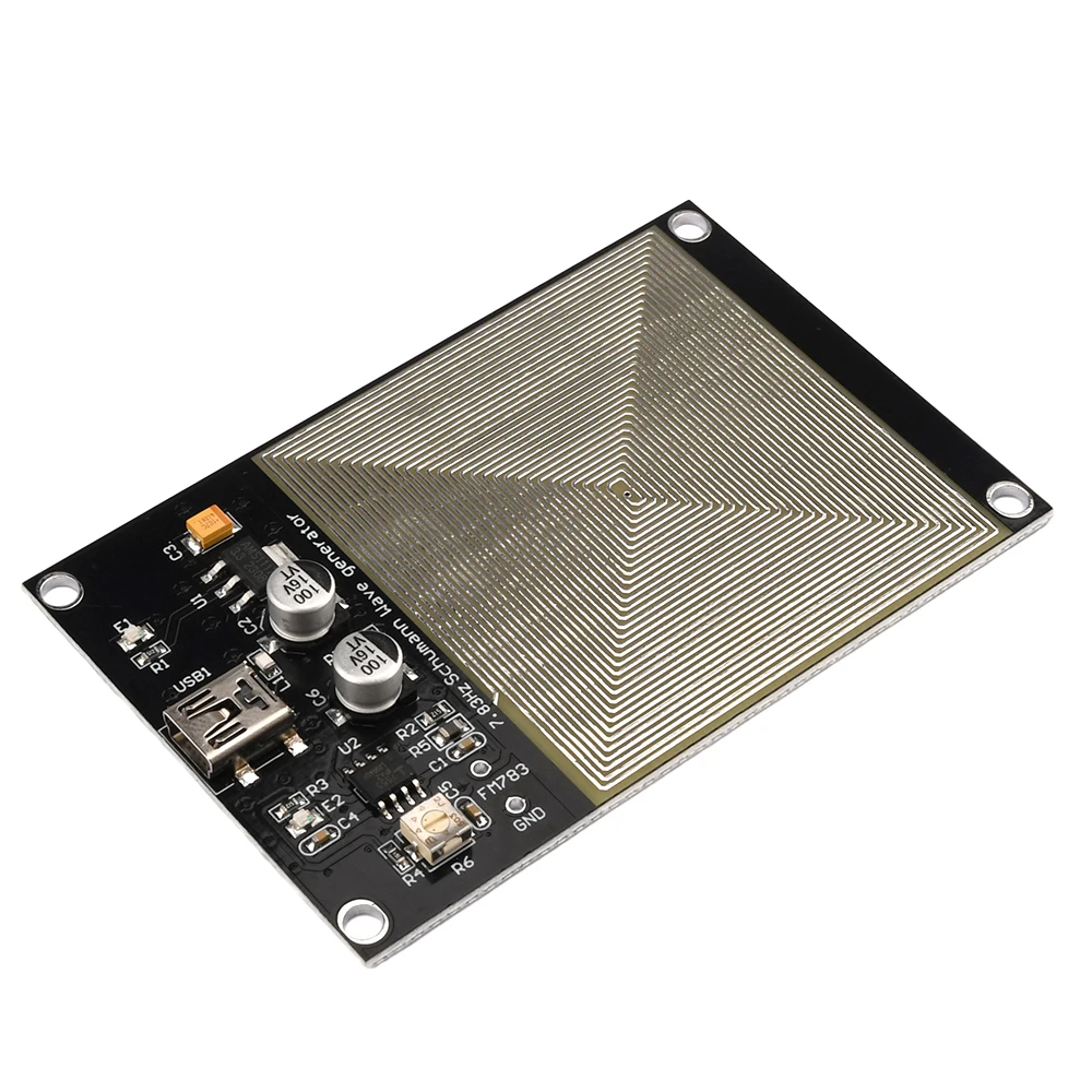 미니 USB 케이블로 사운드 슬립 개선용 오디오 공명기, 초저주파 펄스 발생기, 슈만 파 발생기, 7.83Hz 