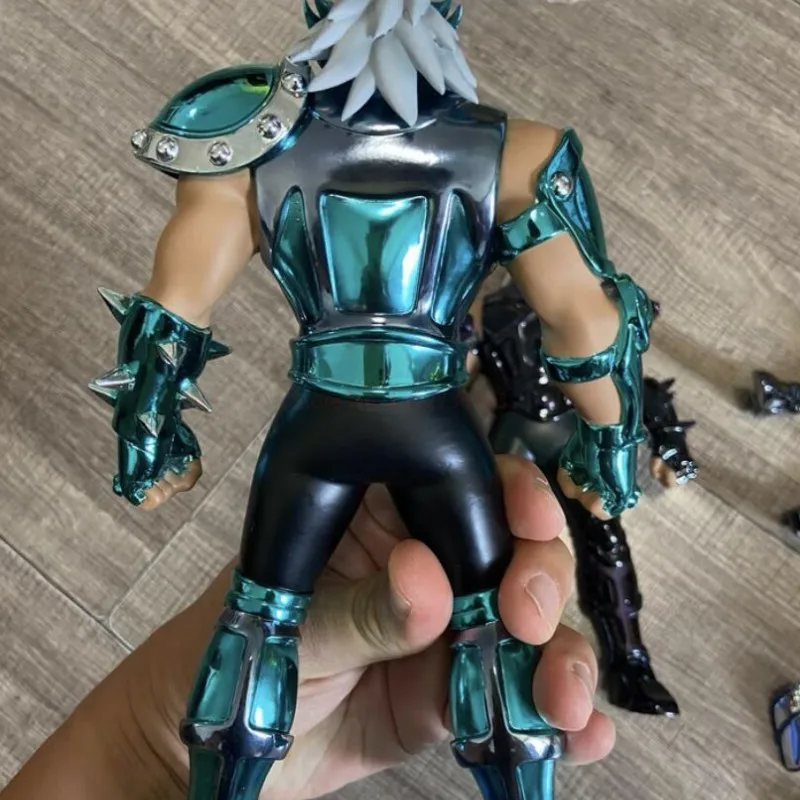 Neue shg saint seiya mythos tuch ex silber cetus moses 21,5 cm und herkules argeti 23,5 cm harz figur ritter des tierkreis