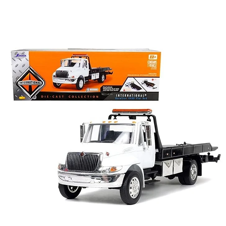 Jada Toys International Durastar 4400 フラットベッド ホワイト 1/24