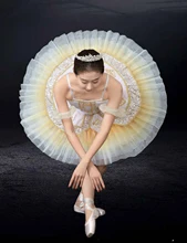 

Ballet dance skirt children adult female long princess tutu skirt tights jumpsuit professional stage performance clothing