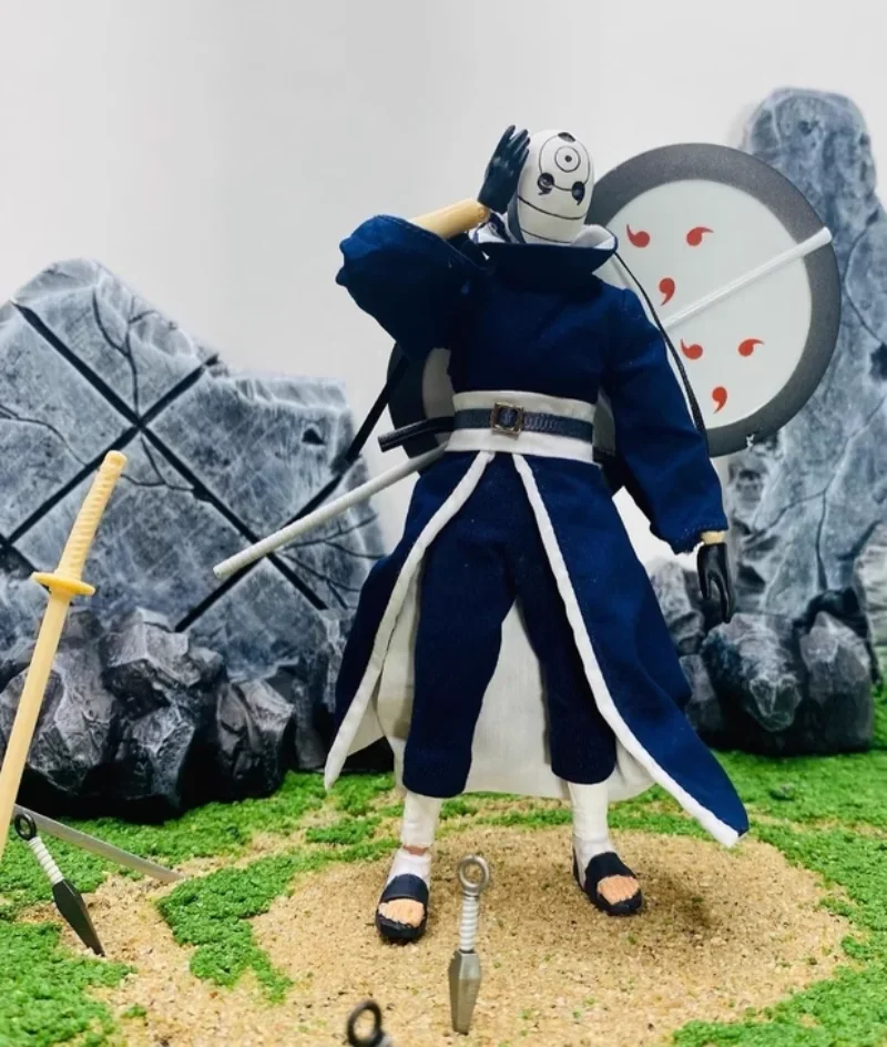 1/12 Scale Soldier Coat Cloak Movable Iron Wire Coat,ninja pants Model For 6'' SHF