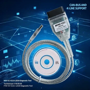 Accessorio Diagnostico Auto Compatibile con Techstream, Soluzione Affidabile per il Reset dei Parametri del Veicolo in Garage Privato