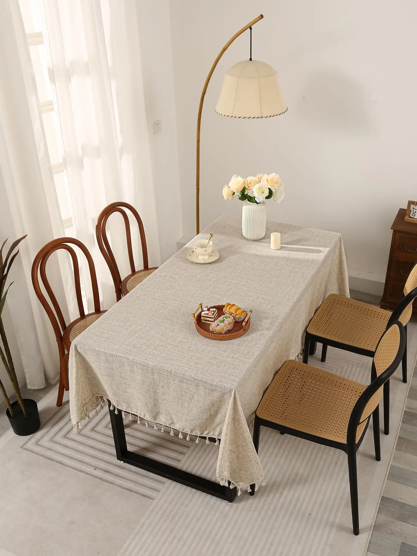 Mesnt Mantel De Mesa De Comedor, Cubierta De Mesa De