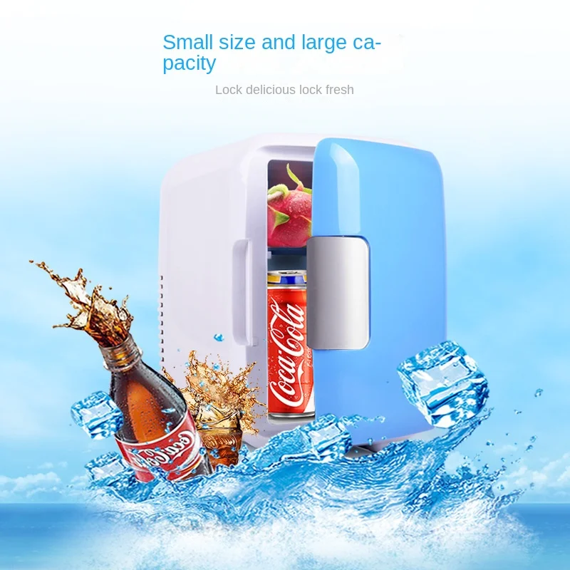 

Car Mounted Mini Fridge 4L Fridge Home and Car Fridge Cold Storage Incubator Car Mounted Appliances Mini Fridge