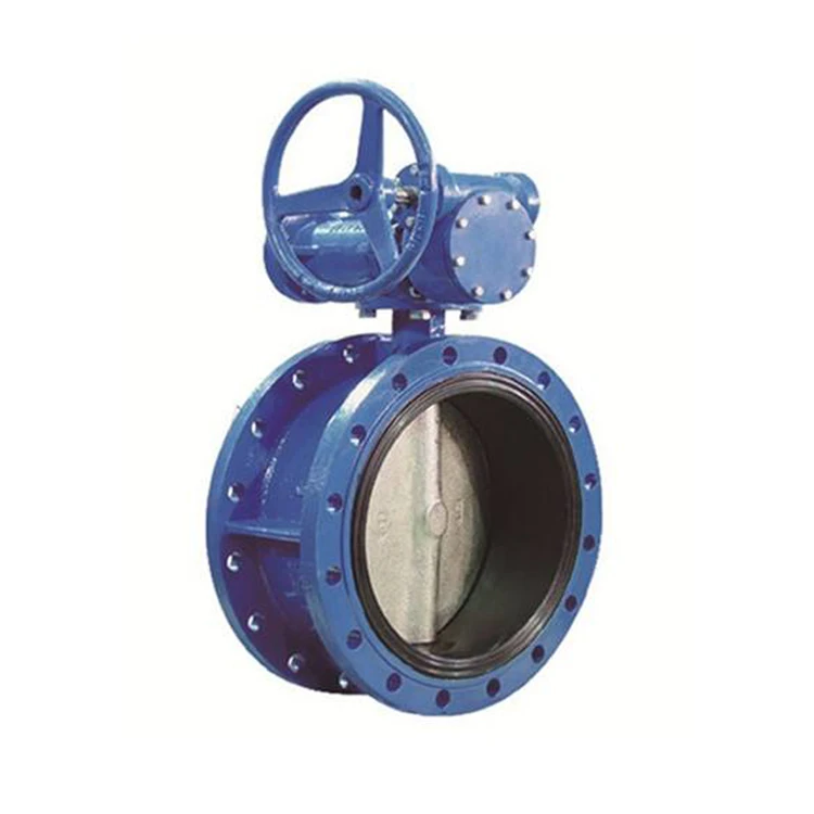 

DN400 Double Flanged PN16 DI Body 16 Inch Water Oil Gas Ductile Iron Medium D41Butterfly Valve