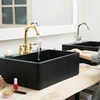 NEW 1/6 Scale Miniature Kitchen Sink Lavatory Wash Basin Faucet for Blyth Barbies Dollhouse Furniture Toys Accessories 1