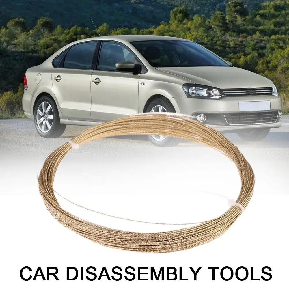 

Universal Windshield Cut Line 0.8mm 22m Car Windshield Window Removal Wire Rope Tool Removal Accessories Glass M3t8