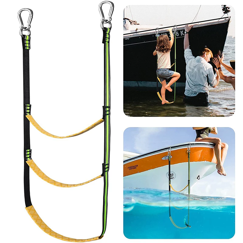 3/4/5 Step Rib Boarding Ladder bing Strap Rope Ladder for Inflatable