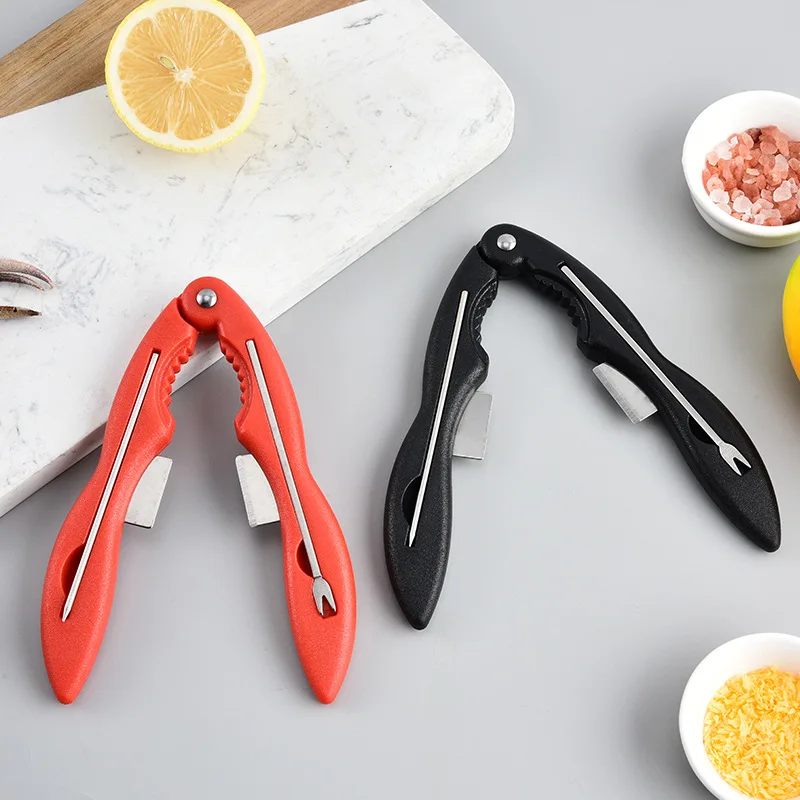 

4-in-1 Crab Shrimp Pliers Spoon Set Seafood Tool Set with Lobster Crackers Multi-Purpose Kitchen AccessoriesExplanation