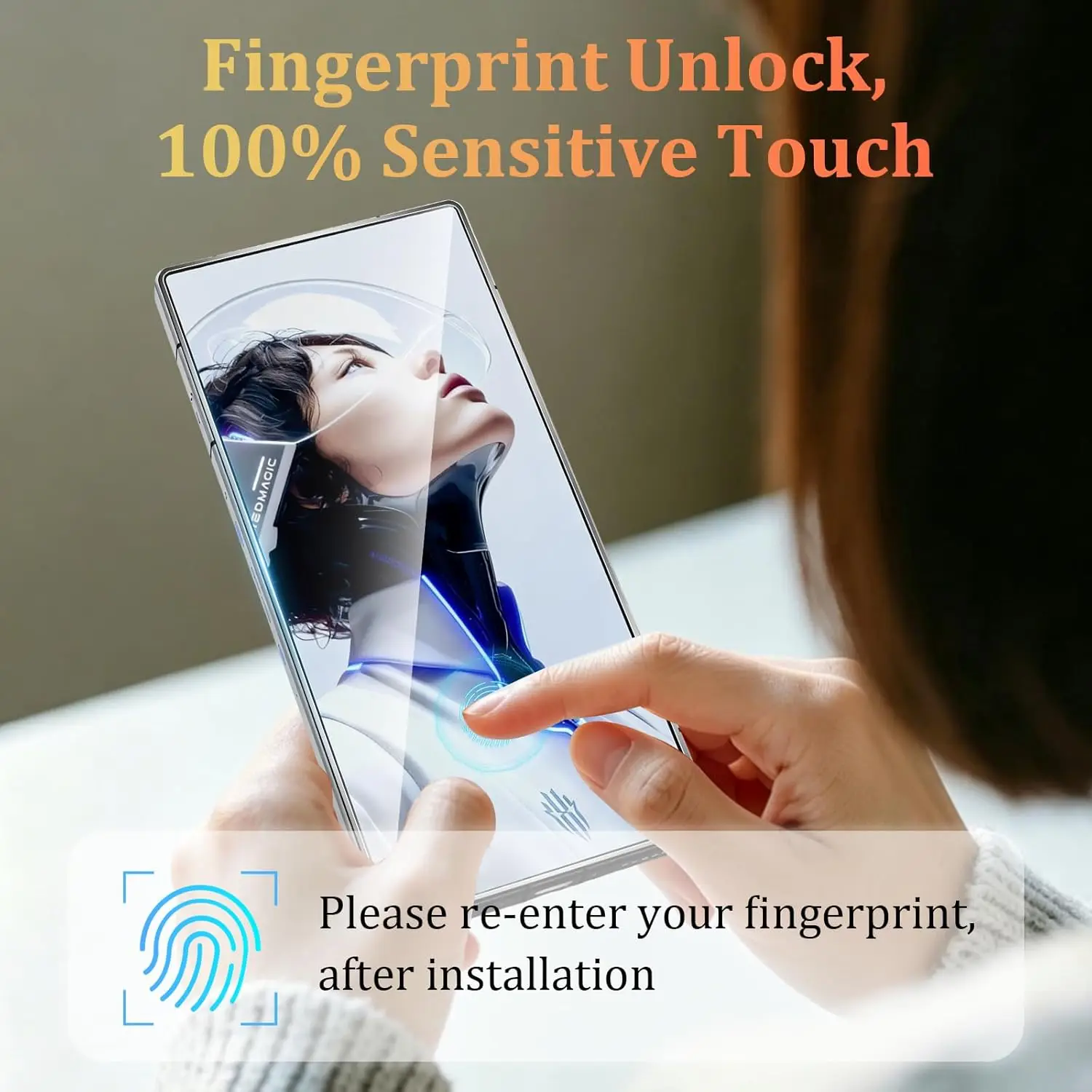 3-Pack Frosted Matte Screen Protector - AG Tempered Glass 5G Compatible