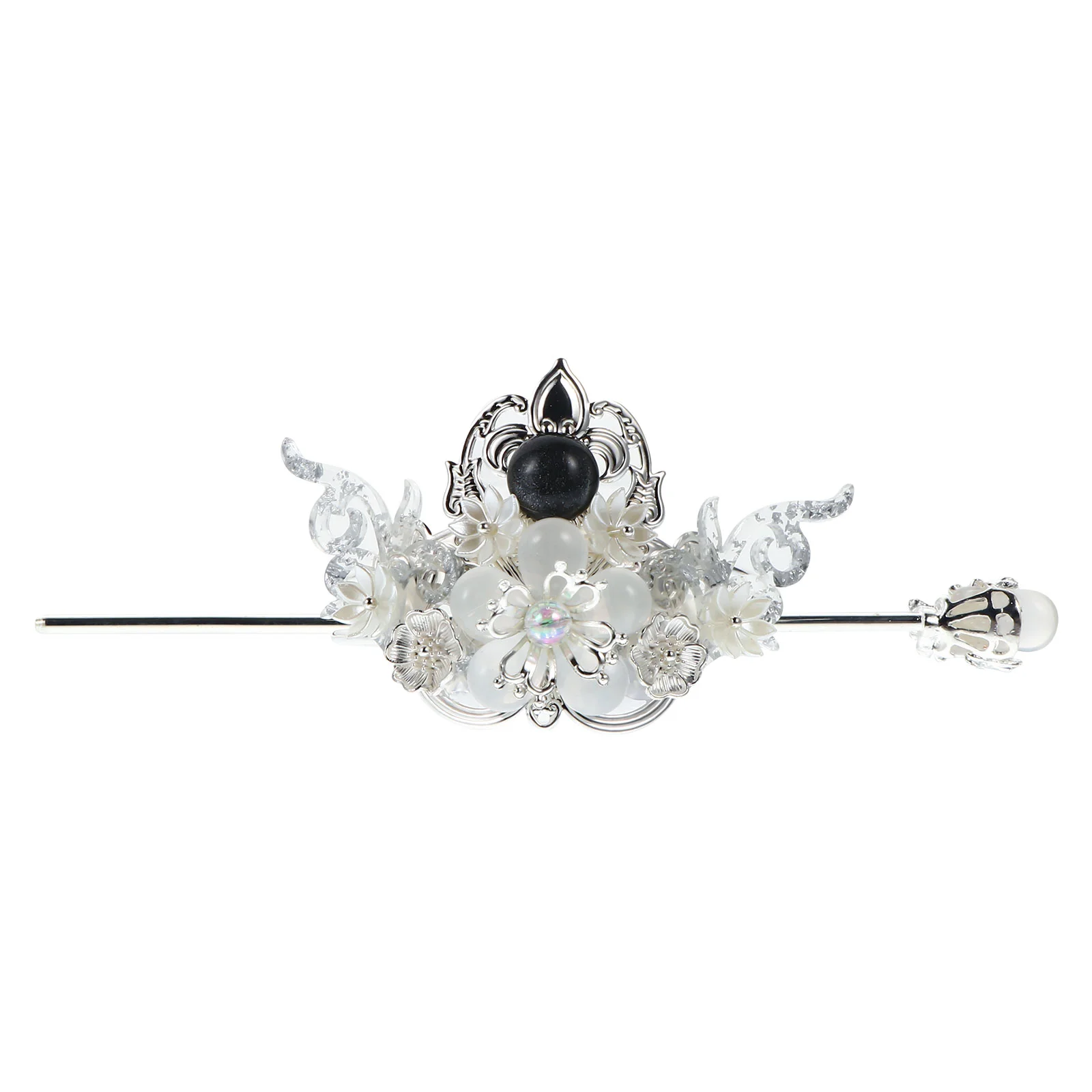 

Hanfu Hair Crown Headdress The Jewels Chinese Style Decor Fork Hairpin Jewelry Tiara Alloy Accessory Traditional Miss
