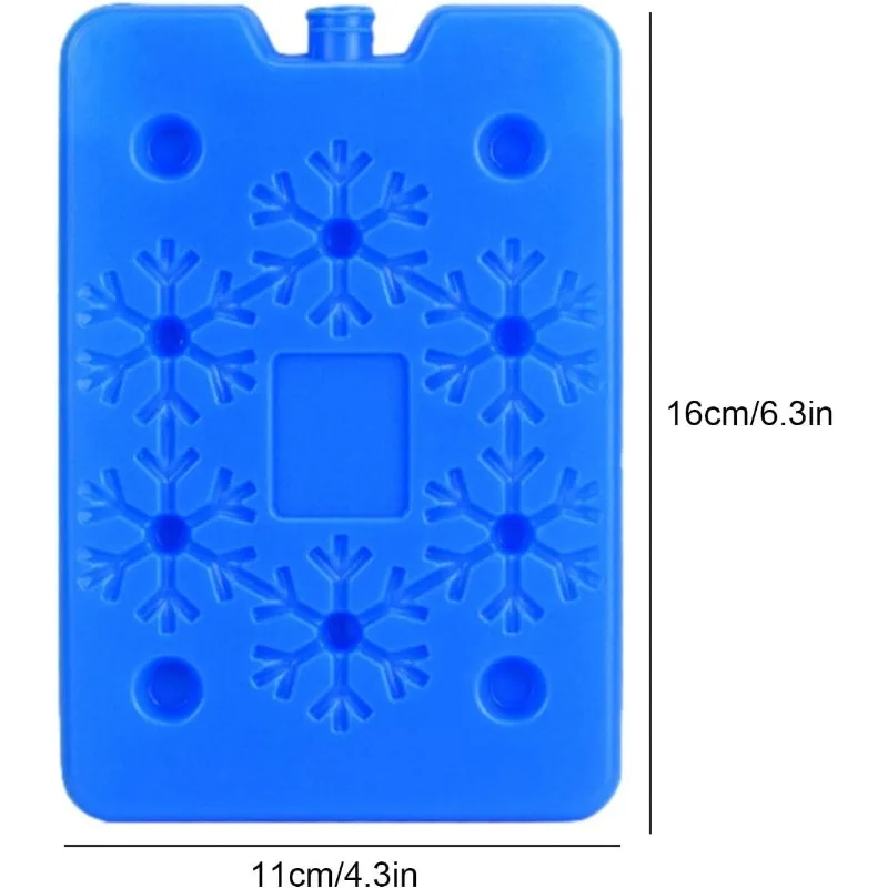 6PCS/SET Ice Pack Reusable Freezer Cooler Ice Blocks Fun and Colorful Cooler Bag Leakproof Wine Home Party Bar Picnic Use