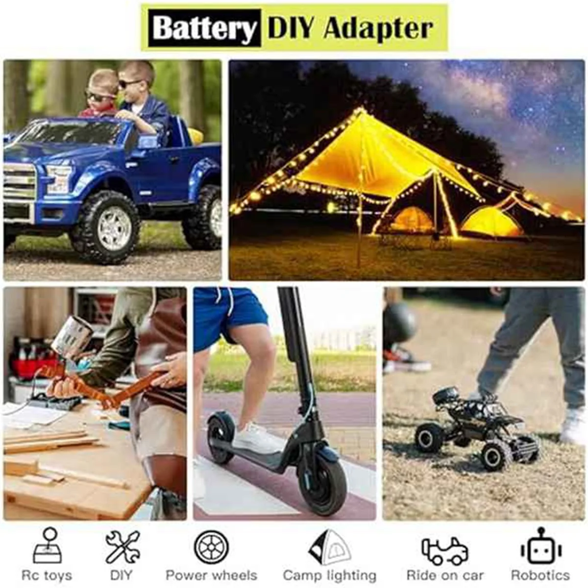 Step Down Converter for Ryobi 18v Battery,DC Power Inverter Adapter DC Voltage Regulator 12V 15A 180W Voltage Converter XY