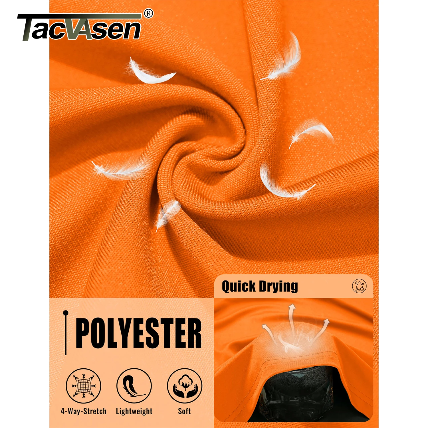 TACVASEN UPF 50+ Hooded T-Shirts Mens Quick Dry UV Block Sun Shirts Lightweight Hoodie Shirt Running Fishing Performance Tops 5