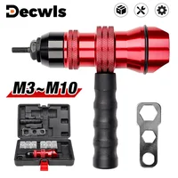 Electric Rivet Nut Gun Adapter, Home DIY Rivet Nut Riveting Tools, M3 M4 M5 M6 M8 M10 Riveting tools, Cordless Riveting Machine 1