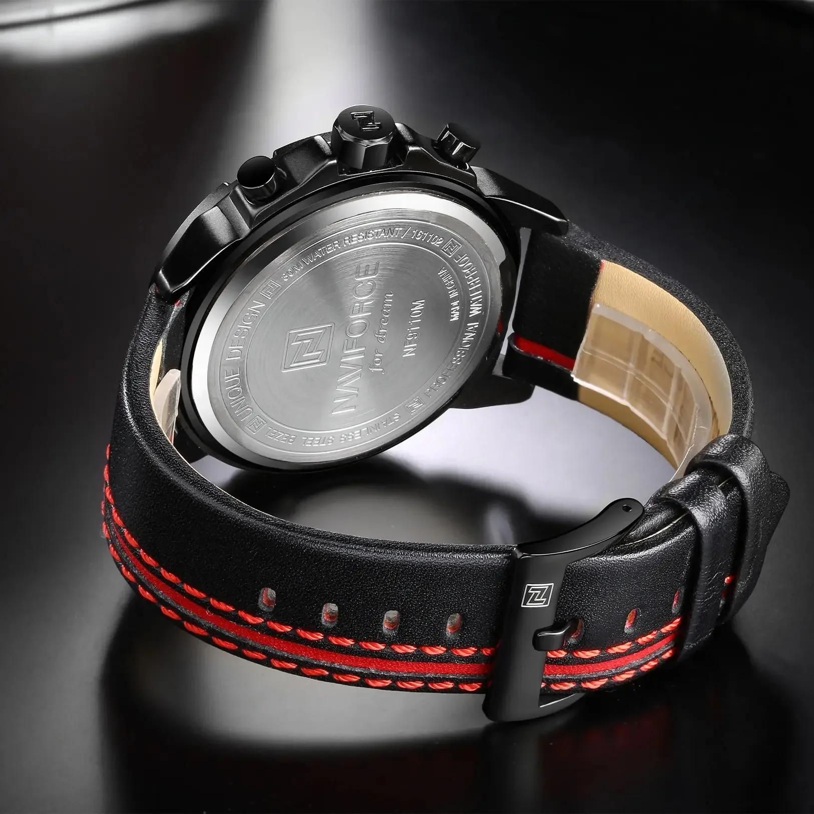 NAVIFORCE Mens Watches Top Brand Luxury Waterproof 24 Hour