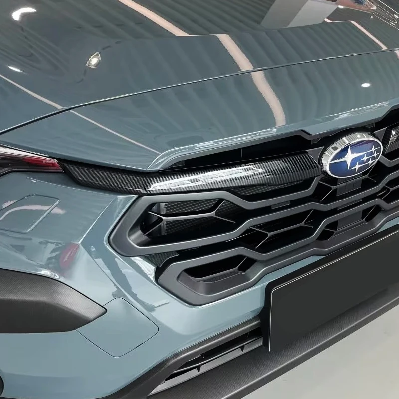 ForSubaruCrosstrek2024ABSCarbonFiberExteriorCarHeadFrontFace