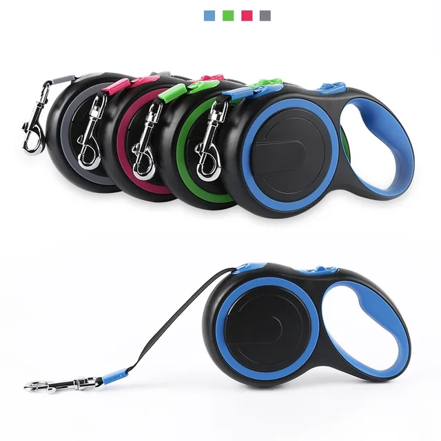 Retractable Dog Leash Nylon Durable Extending Leads Automatic Small Medium Large Puppy Walking Rope Leash Wholesale Price 3