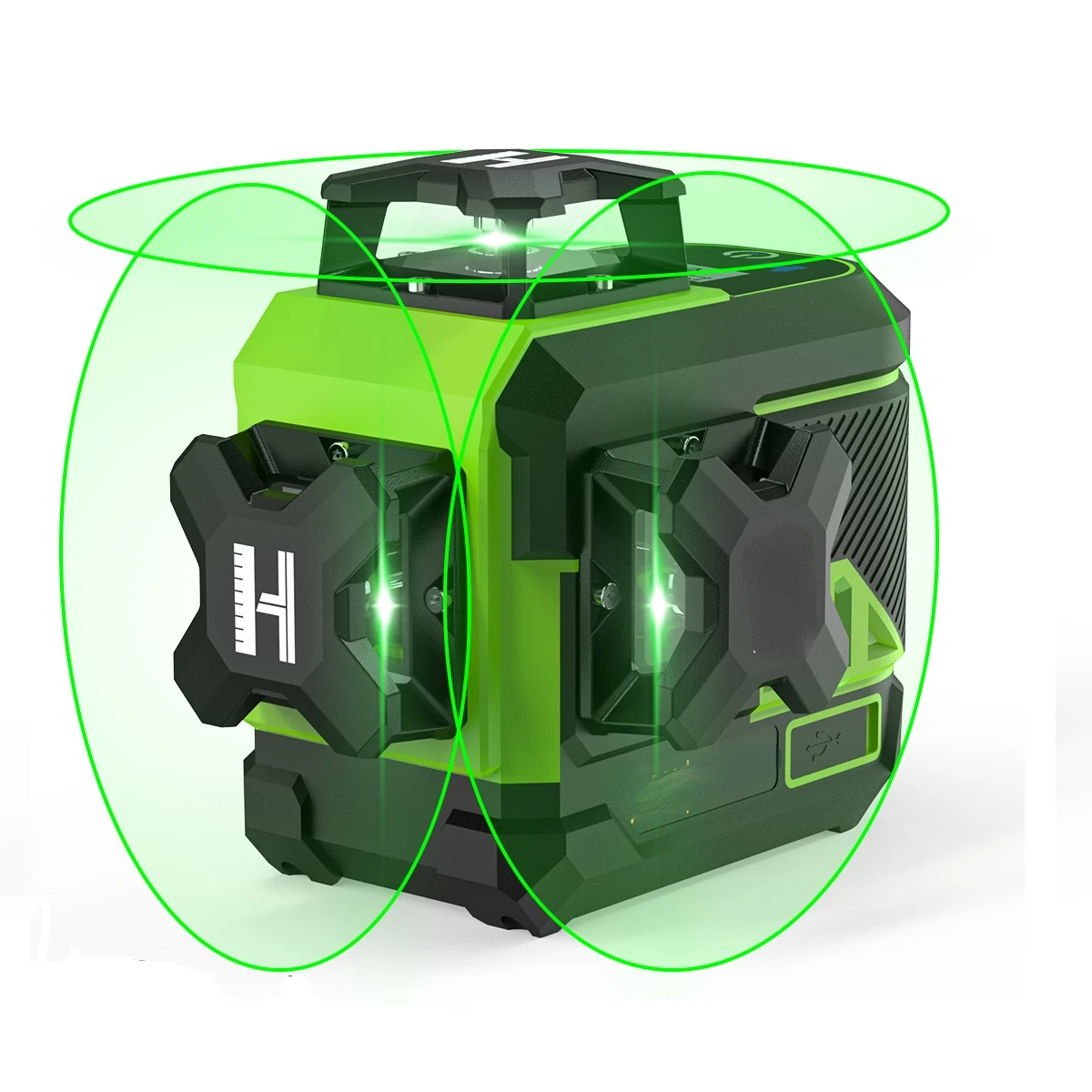 

Huepar Z03CG 360 Automatic Rotary Green Light Laser Level 3 Type Power Supply Adaptation With Tripod