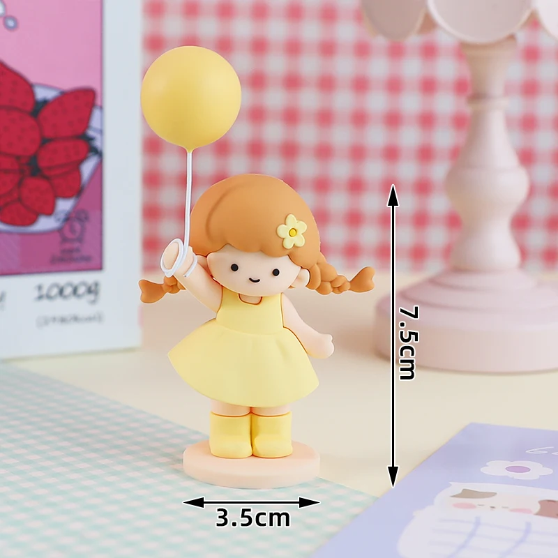 Kuchenaufsatz zum 1. Geburtstag für Prinzessinnen, schönes Mädchen mit Schleife und Sternen, für Babyparty, Kuchendekoration, Partyzubehör – Detail 10