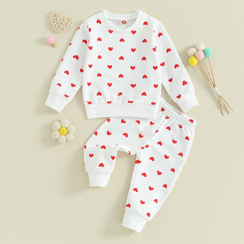 Baby Girl Valentine’s Outfit Set 4
