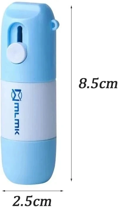 Retractable Box Opener Thermal Paper Easer Mail Opener 2 in 1 Correction Fluid with Knife Information Privacy Protector Eraser
