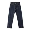 Red Tornado 16oz Slim Fit Jeans Rinsed Pink Selvedge Denim Straight Leg Pants 5